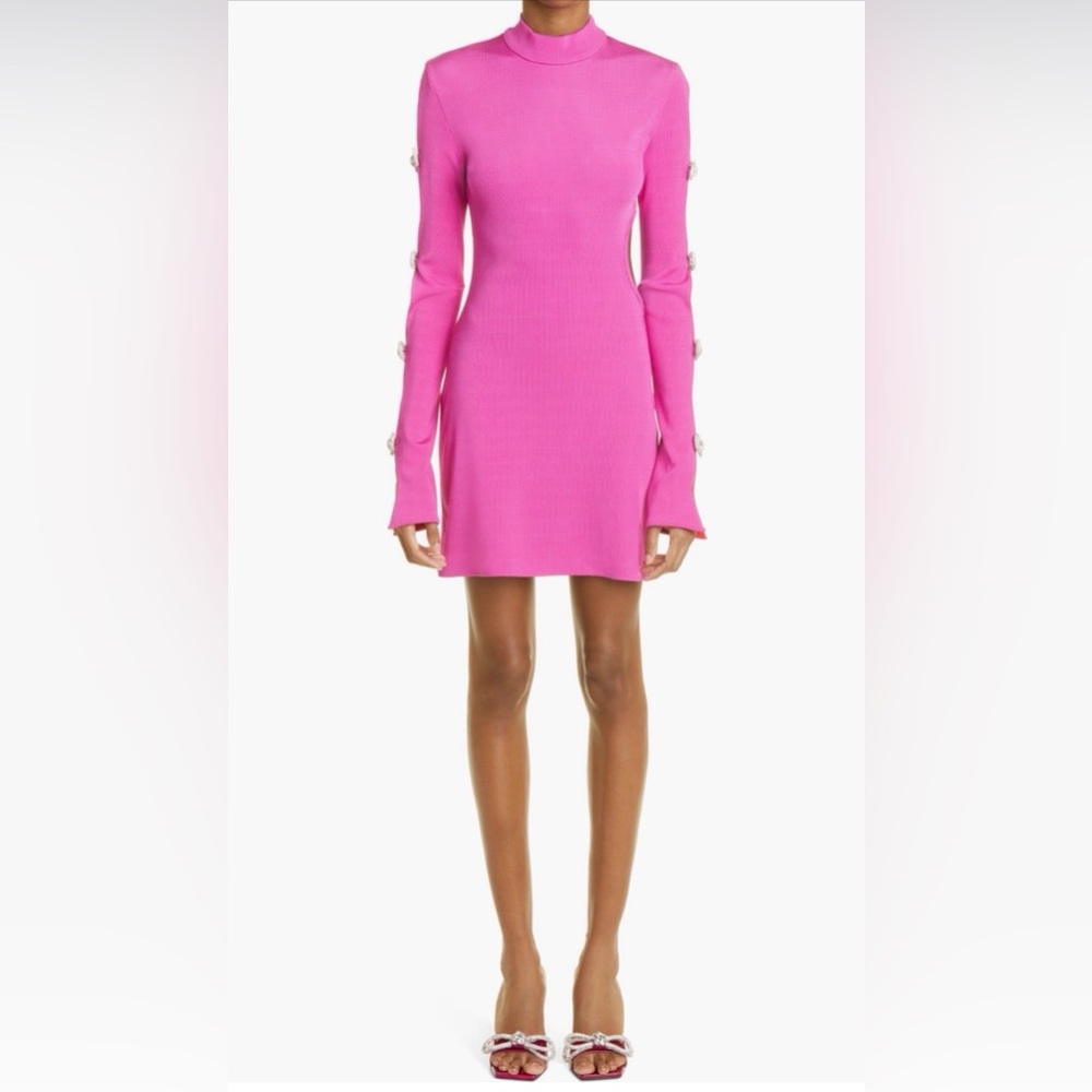 BNWT Mach & Mach Crystal Bow Dress